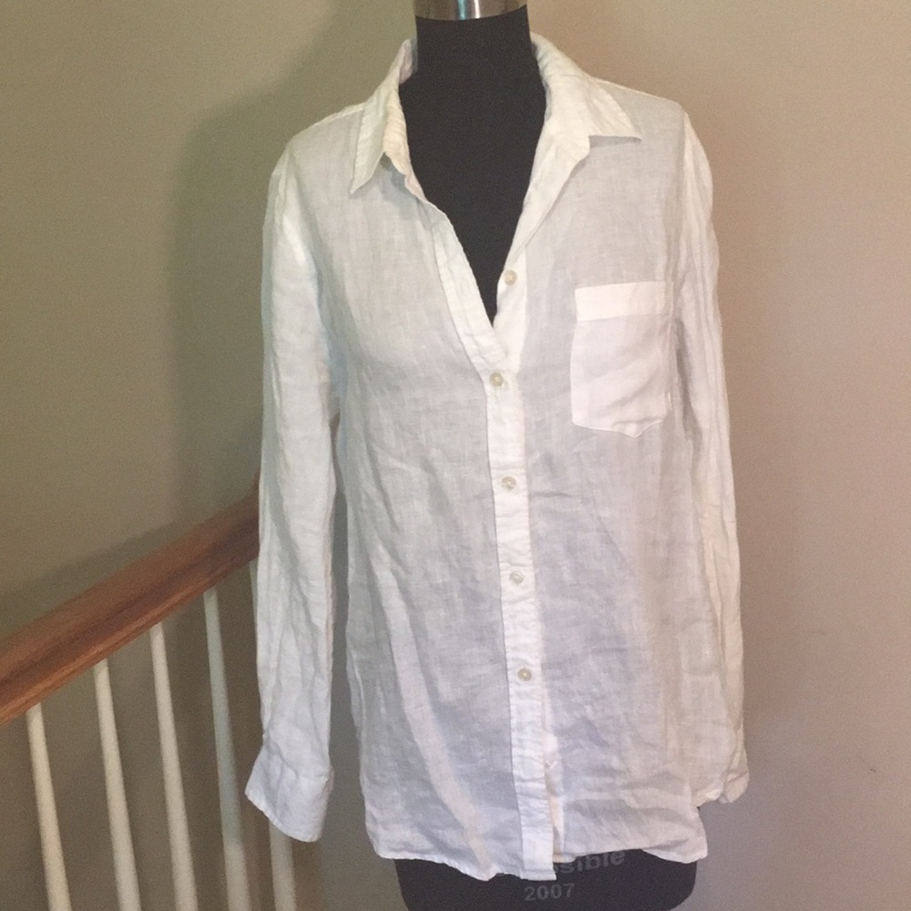 J Crew linen shirt